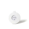 Happy Everything Home Accents | White Stripe Round Frame By Happy Everything!