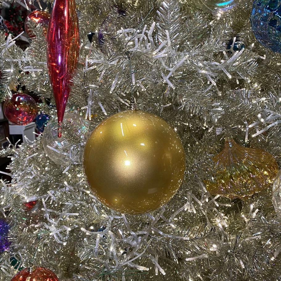 Farrisilk Ball Ornaments | Gold Matte Ball Ornament, 8"