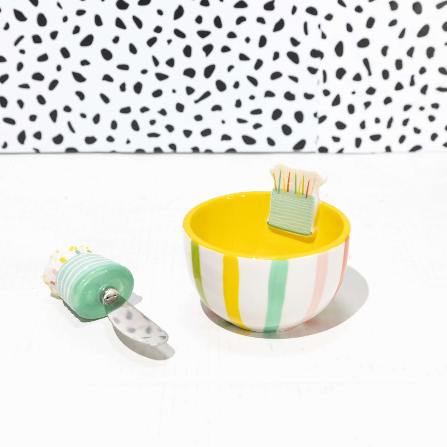 Happy Everything Kitchen & Dining | Sparkle Cake Embellishment Bowl By Happy Everything!