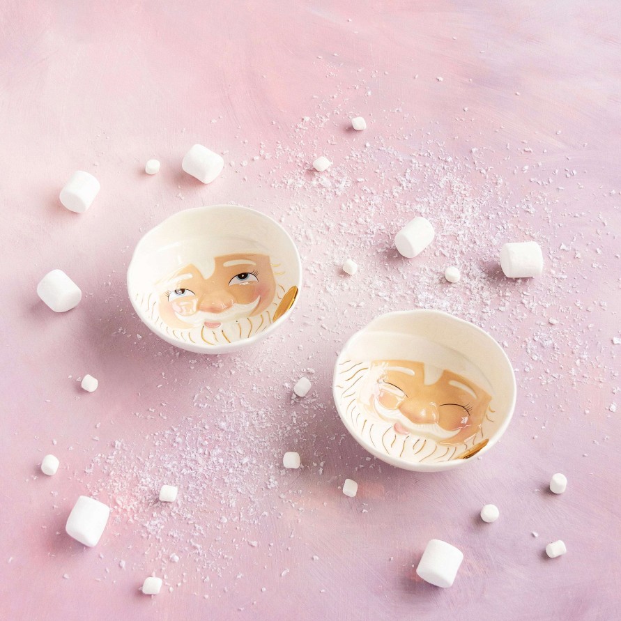 Glitterville Kitchen & Dining | Papa Noel Bowl By Glitterville