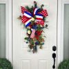Miss Cayce's Door Decor | Firecracker Blooms Teardrop