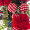 Liberty Floral Picks | Gingham Ball Pick