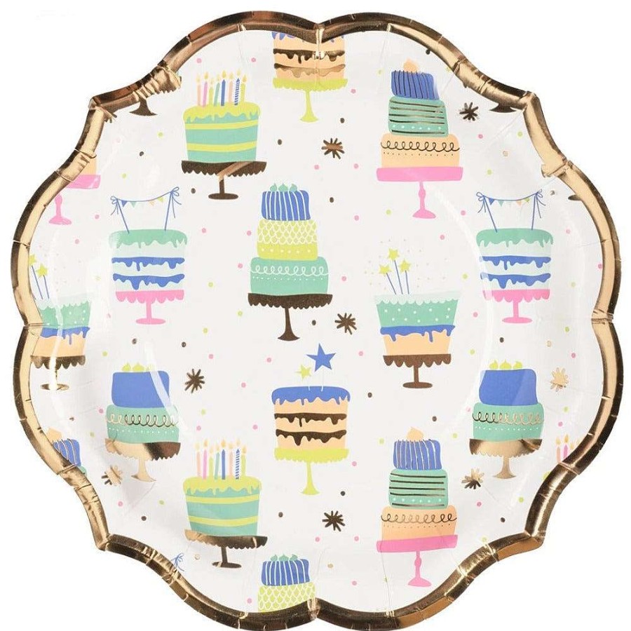 Sophistiplate Kitchen & Dining | Wavy Appetizer Plate, Patterned Birthday