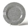 Happy Everything Kitchen & Dining | Black Small Dot Big Round Entertaining Platter By Happy Everything!