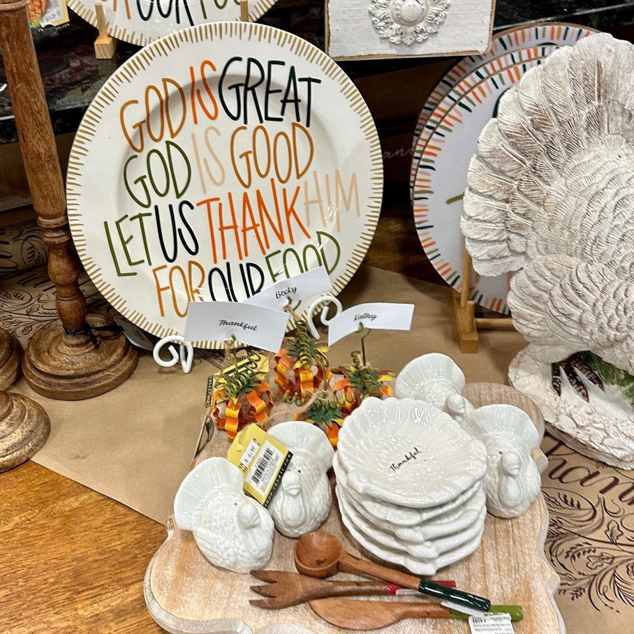 Coton Colors Kitchen & Dining | Turkey Shaped Salt And Pepper Shaker Set
