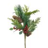 Direct Export Co. Floral Decor | Mixed Pine Berry Spray