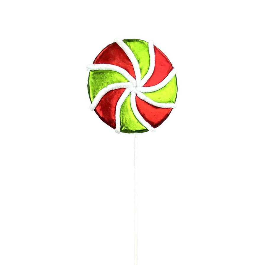 Liberty Floral Picks | Metallic Christmas Lollipop