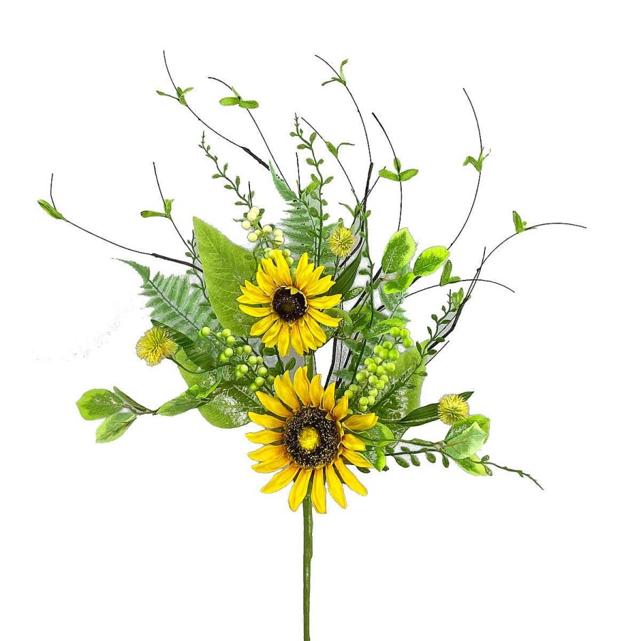Liberty Floral Floral | Sunflower Mix Leaves Spray