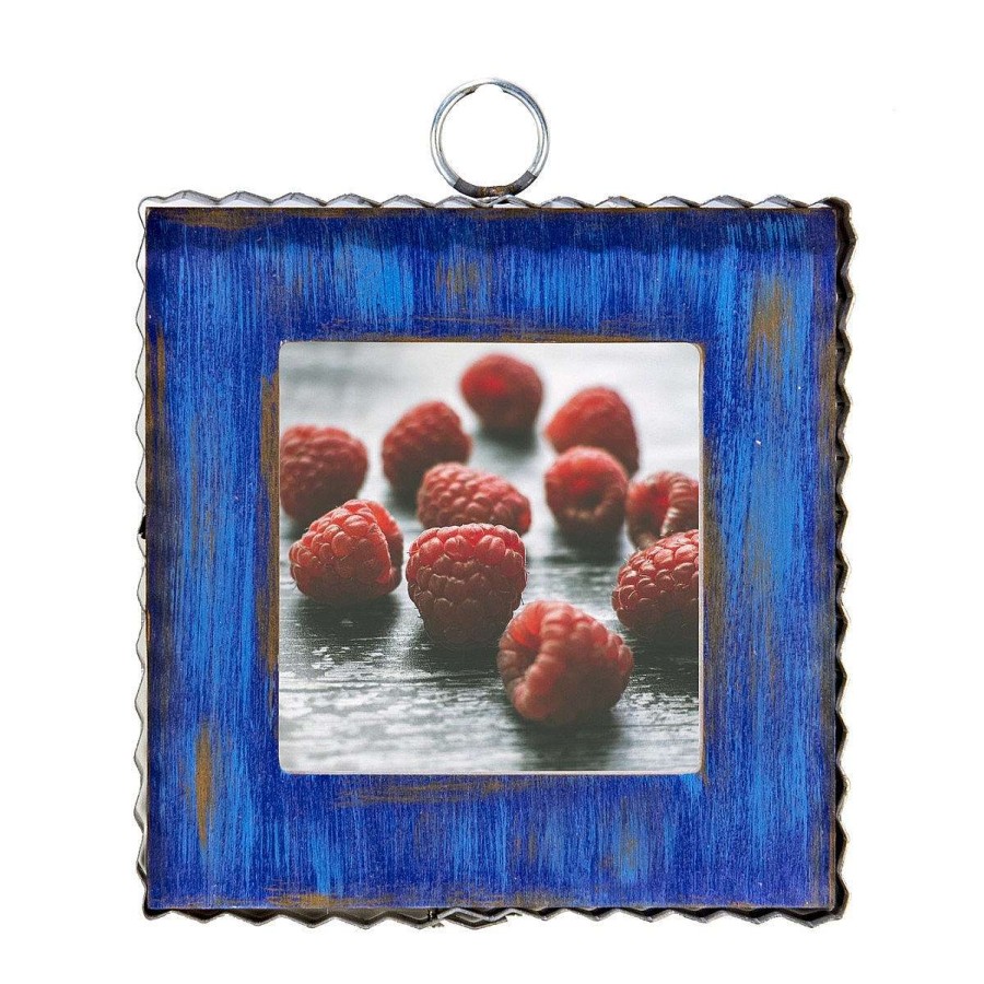 The Round Top Collection Spring | Pie Crust Photo Frame, Blue Mini Gallery Art
