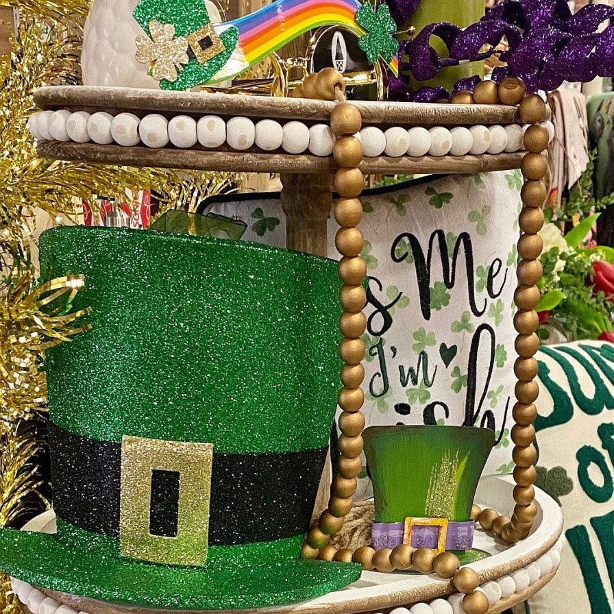 Liberty Floral Home Accents | Leprechaun Top Hat