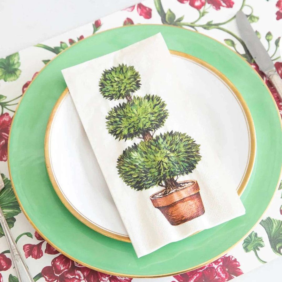 Hester & Cook Kitchen & Dining | Topiary Guest Napkin Set