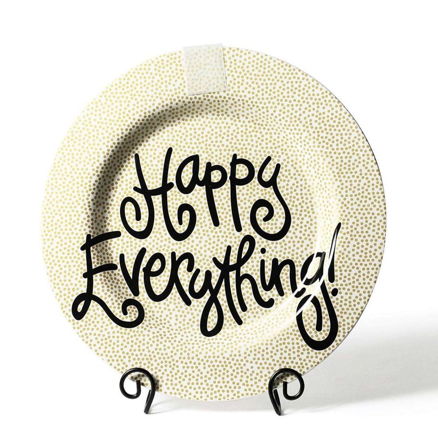 Happy Everything Kitchen & Dining | Gold Small Dot Big Round Platter By Happy Everything!