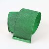 Farrisilk St. Patrick'S Day | Green Pleated Metallic Ribbon, 2.5" X 10Yd