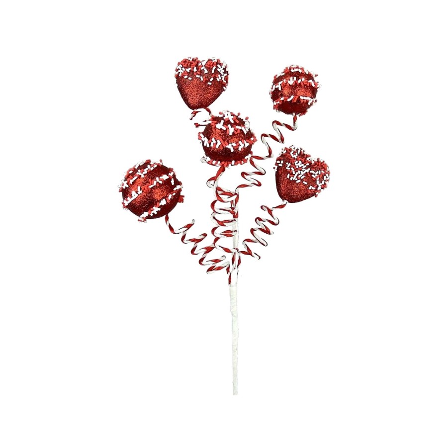Liberty Floral Picks | Heart Cake Pop Pick