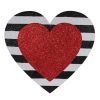 Craig Bachman Signs | Striped Glitter Heart