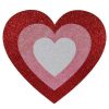 Craig Bachman Signs | Red, Pink, And White Glittered Heart
