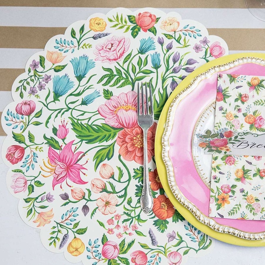 Hester & Cook Party Diy | Sweet Garden Posey Placemat Sheets