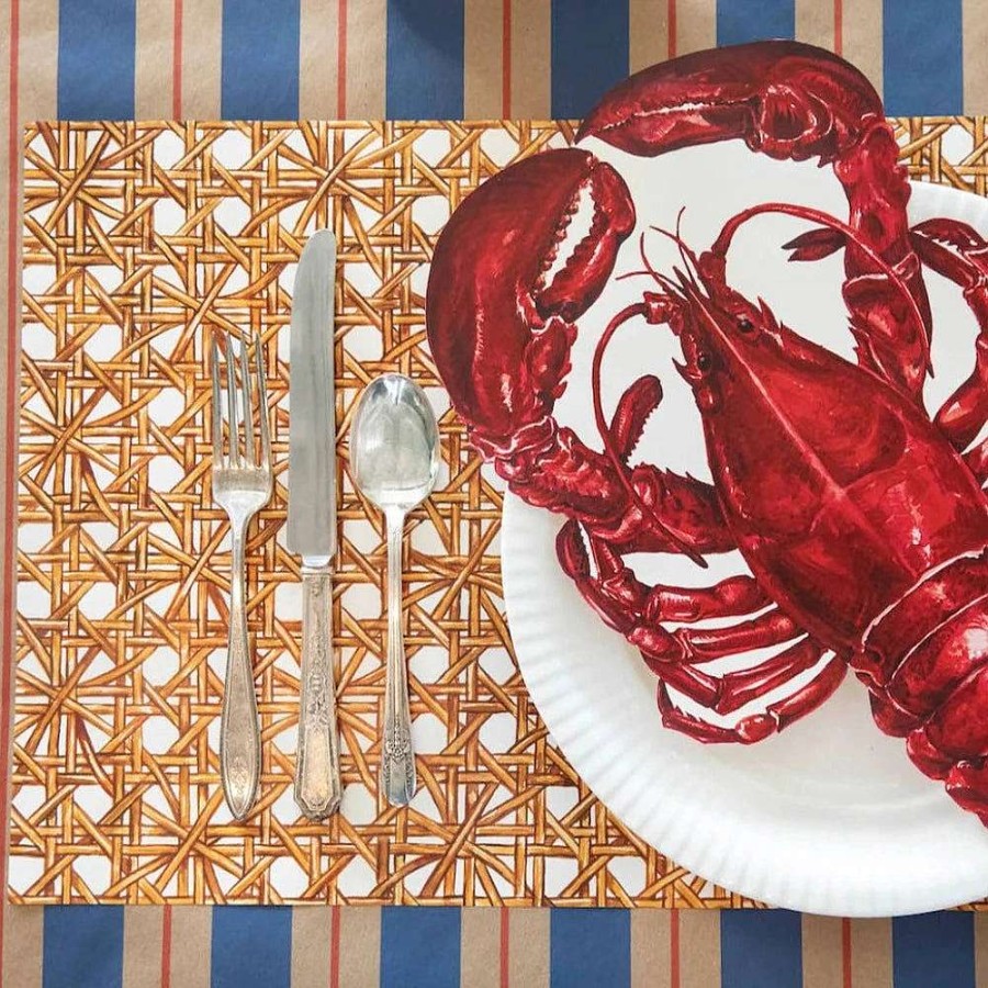 Hester & Cook Party Diy | Rattan Weave Placemat Sheets