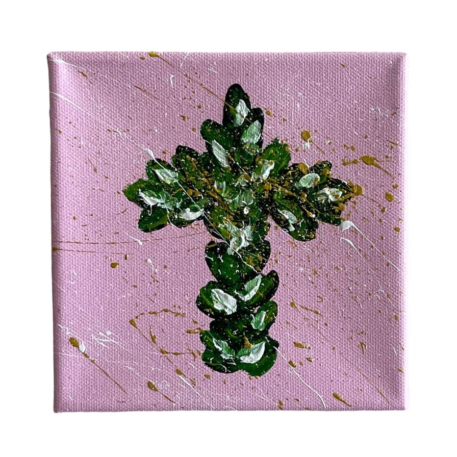 CYTA Art Spring | Textured Cross Art