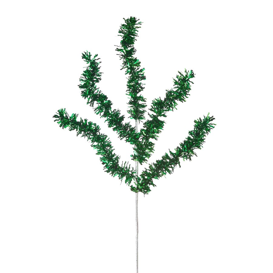 RAZ Sprays | Green Tinsel Spray