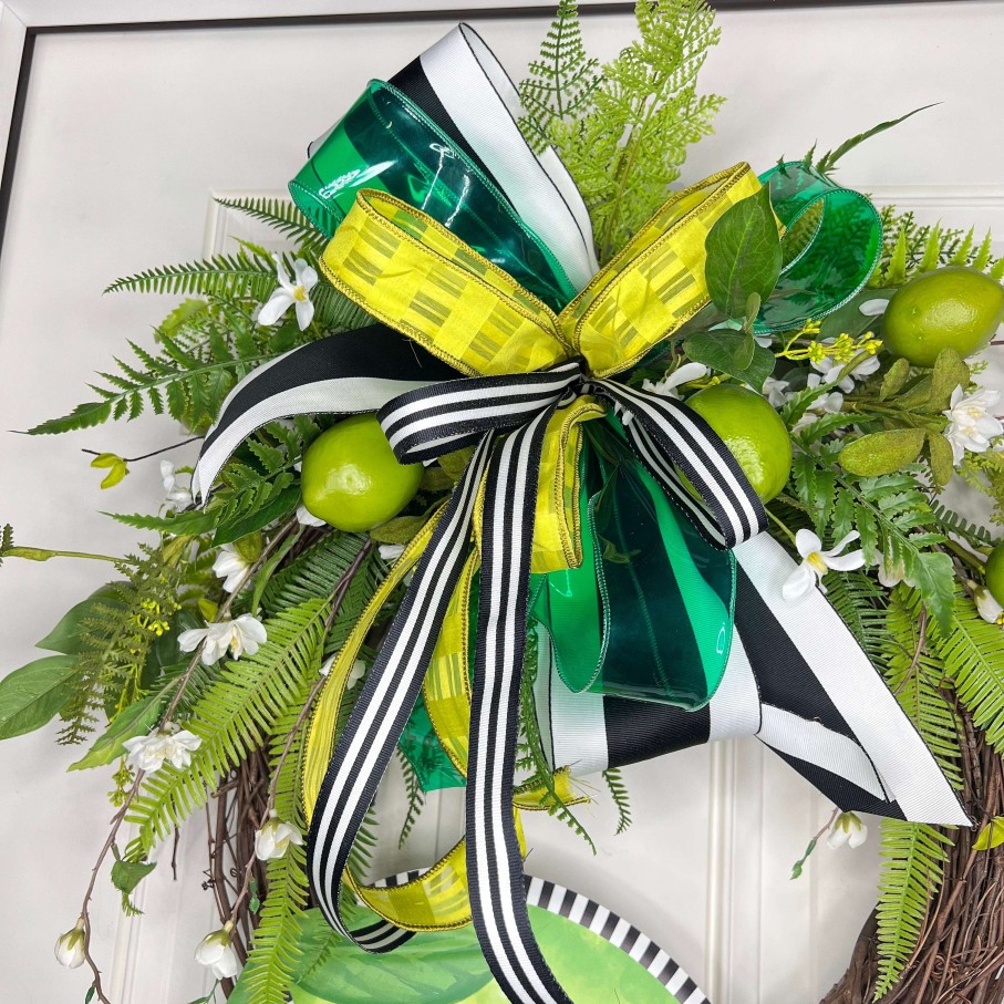 Miss Cayce's Door Decor | Citrus Garden Wreath