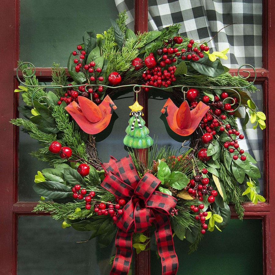 The Round Top Collection Table Decor | Cardinal Garland