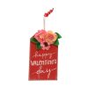 Direct Export Co. Door Decor | Red Floral Valentine'S Day Ornament