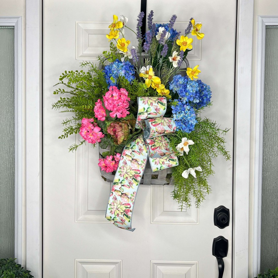 Miss Cayce's Door Decor | Bountiful Spring Basket