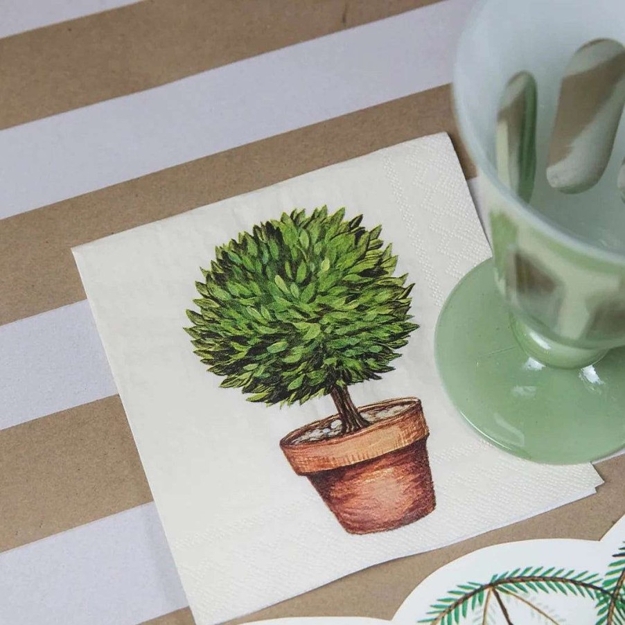 Hester & Cook Party Diy | Topiary Cocktail Napkin Set