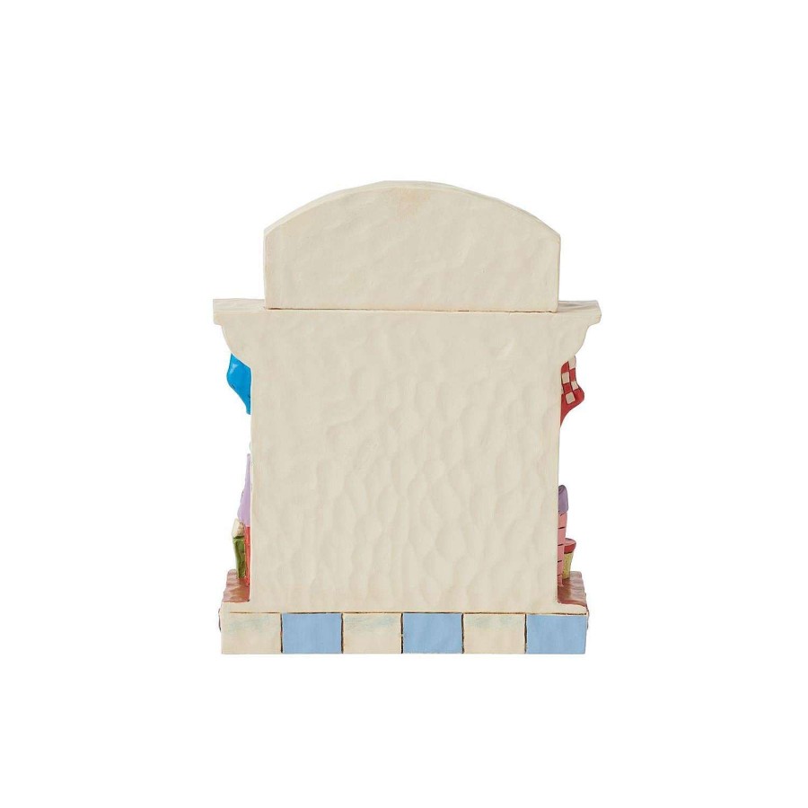 Department 56 Table Decor | Grinch Peaking Out Of Fireplace Figurine, Dept. 56 Village