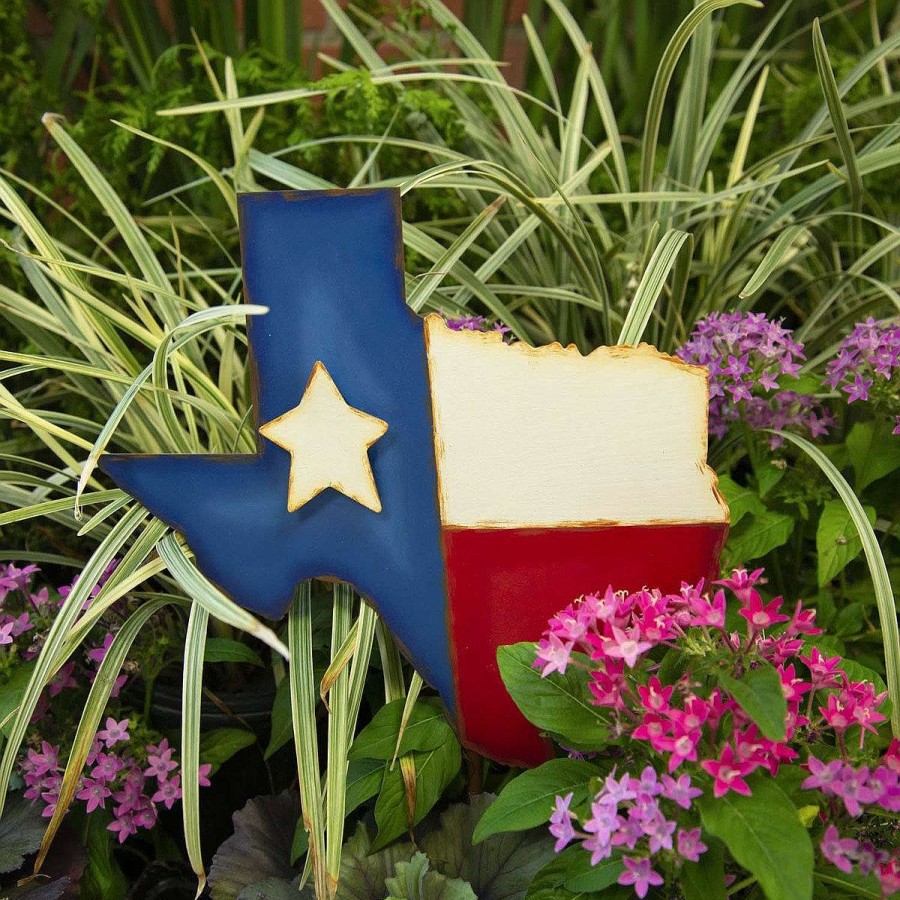 The Round Top Collection Wall Decor | Texas Shaped Flag, Small