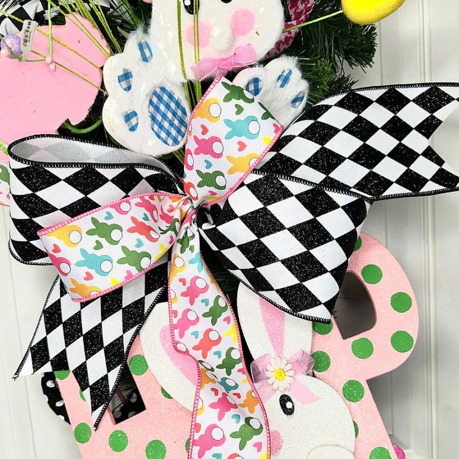 D. Stevens Ribbon | Poplin Easter Bunny Ribbon, 2.5" X 10Yd