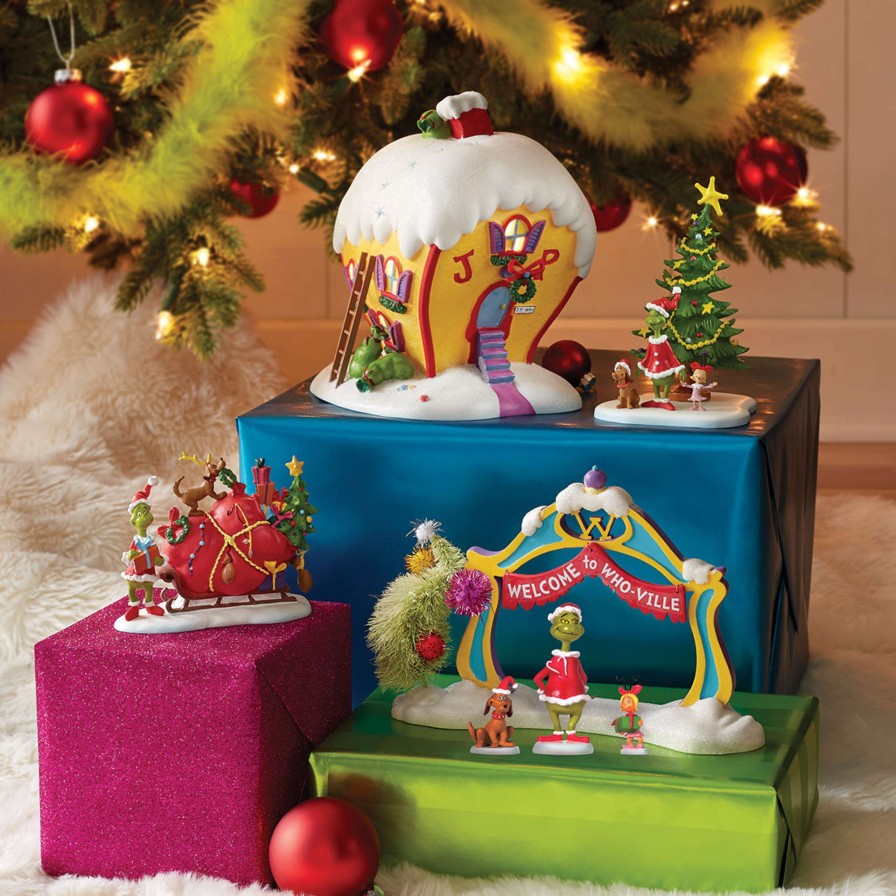 Department 56 Table Decor | The Grinch'S Small Heart Grew, Dept. 56 Village