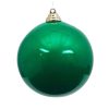 Farrisilk Ball Ornaments | Emerald Green Candy Apple Ball Ornament, 8"