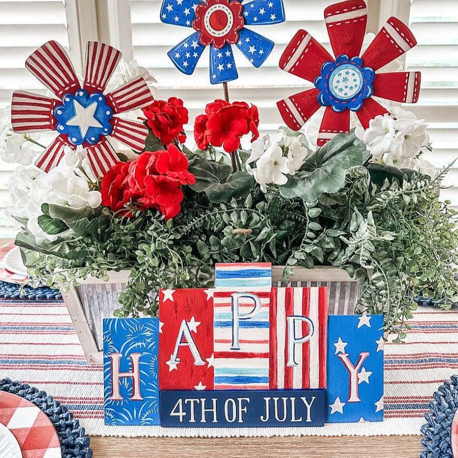 The Round Top Collection Focal Points | Patriotic Happy Sign