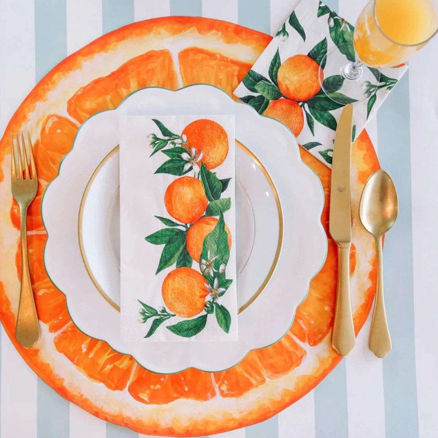 Hester & Cook Party Diy | Orange Orchard Guest Napkin Set
