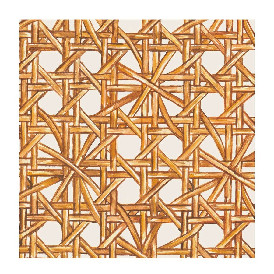 Hester & Cook Kitchen & Dining | Rattan Weave Cocktail Napkin Set