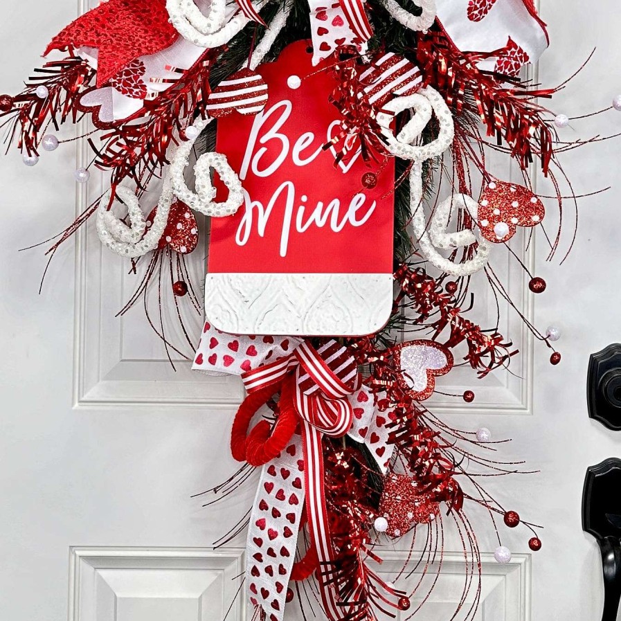 Miss Cayce's Door Decor | Heartfully Yours Teardrop