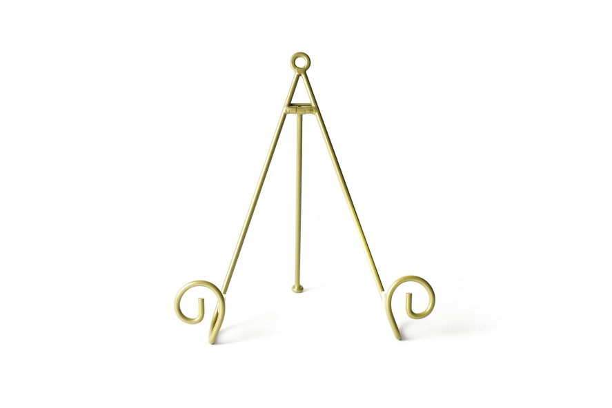 Happy Everything Table Decor | Gold Swirl Plate Stand Gold By Happy Everything!