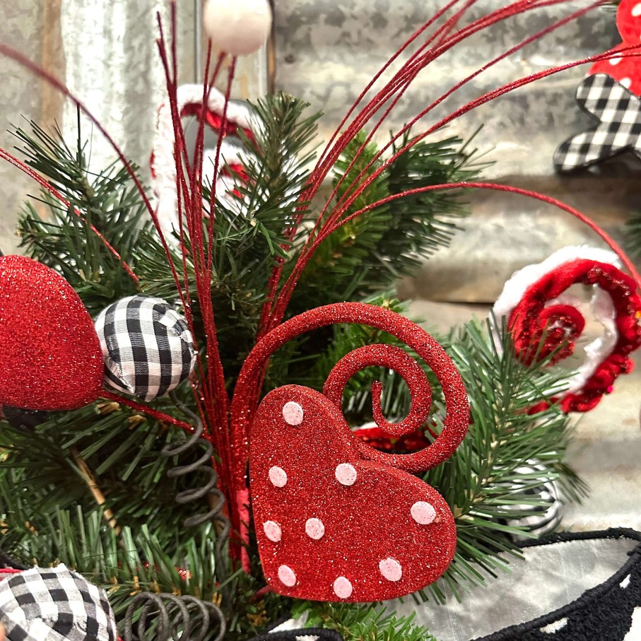 Liberty Floral Sprays | Polka Dot Heart Spray