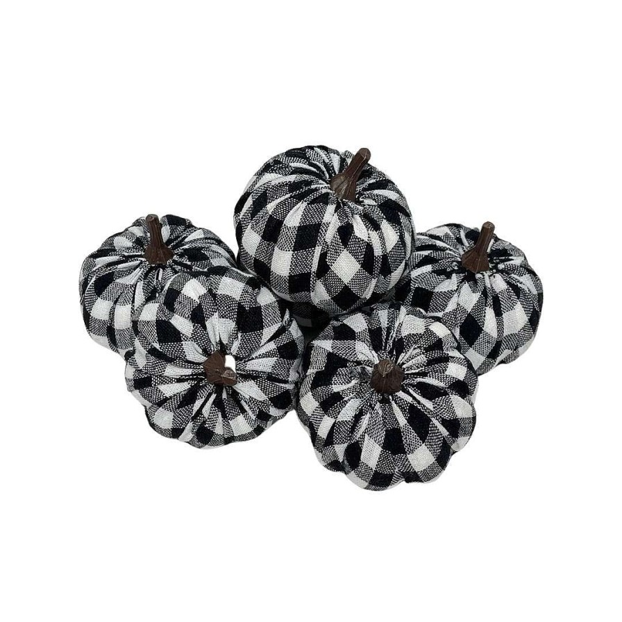 Liberty Floral Home Accents | Fabric Pumpkins In A Bag-Set Of 6