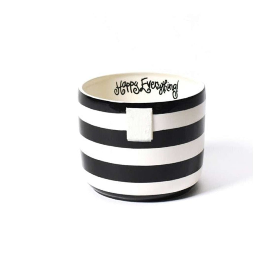 Happy Everything Kitchen & Dining | Black Stripe Mini Bowl By Happy Everything!