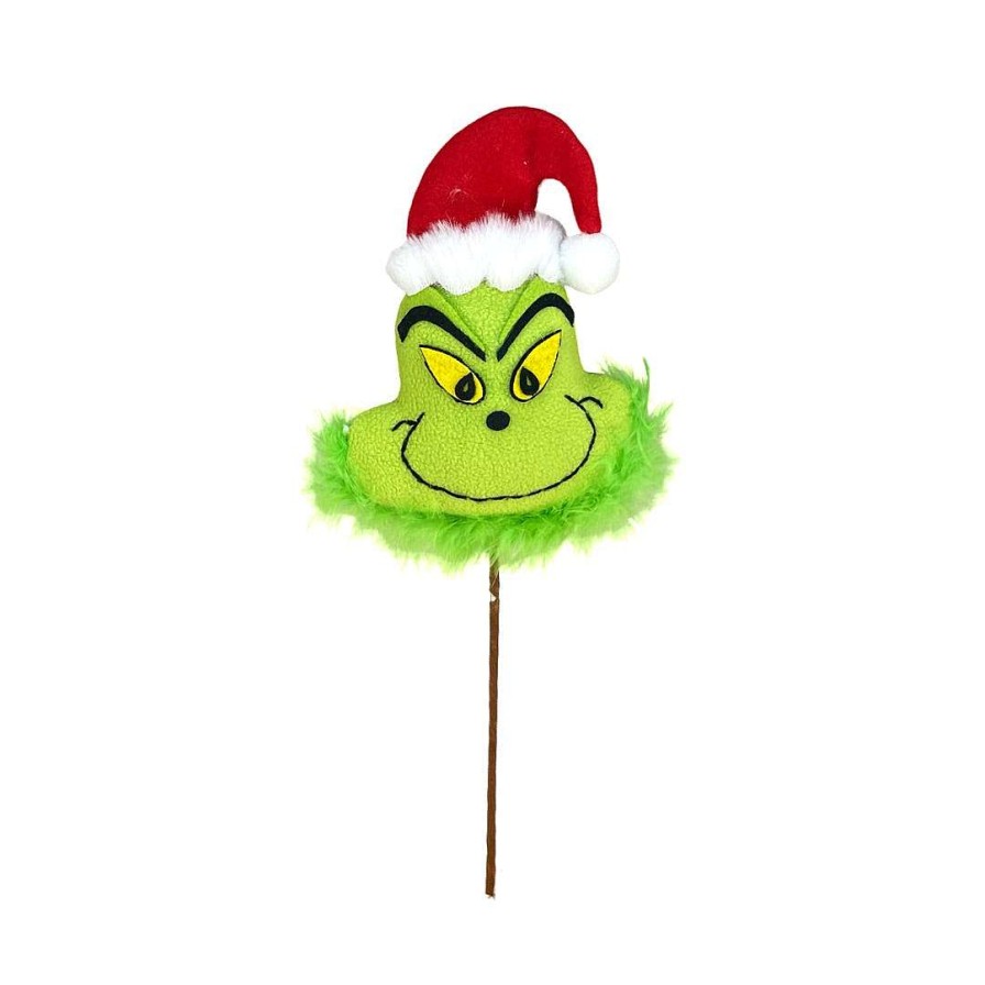 Liberty Floral Picks | Green Monster Head Pick, Small