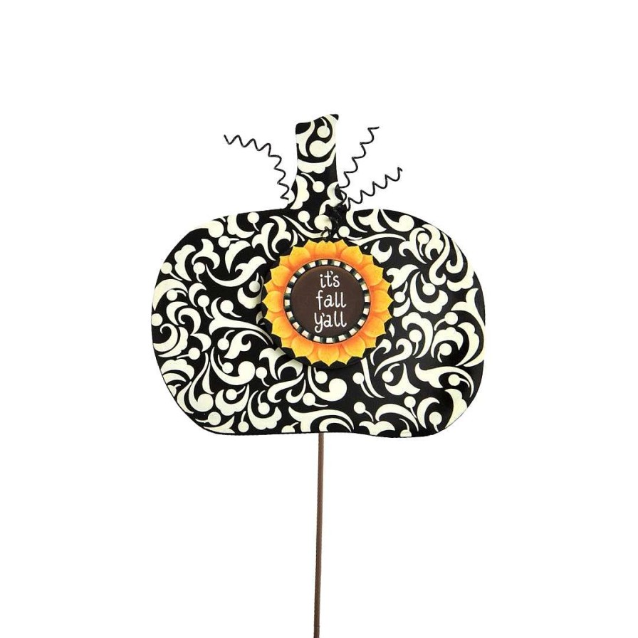 The Round Top Collection Focal Points | Black Fall Charm Pumpkin