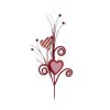 Liberty Floral Floral | Stripe Heart Spray