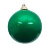 Farrisilk St. Patrick'S Day | Emerald Green Candy Apple Ball Ornament, 8"
