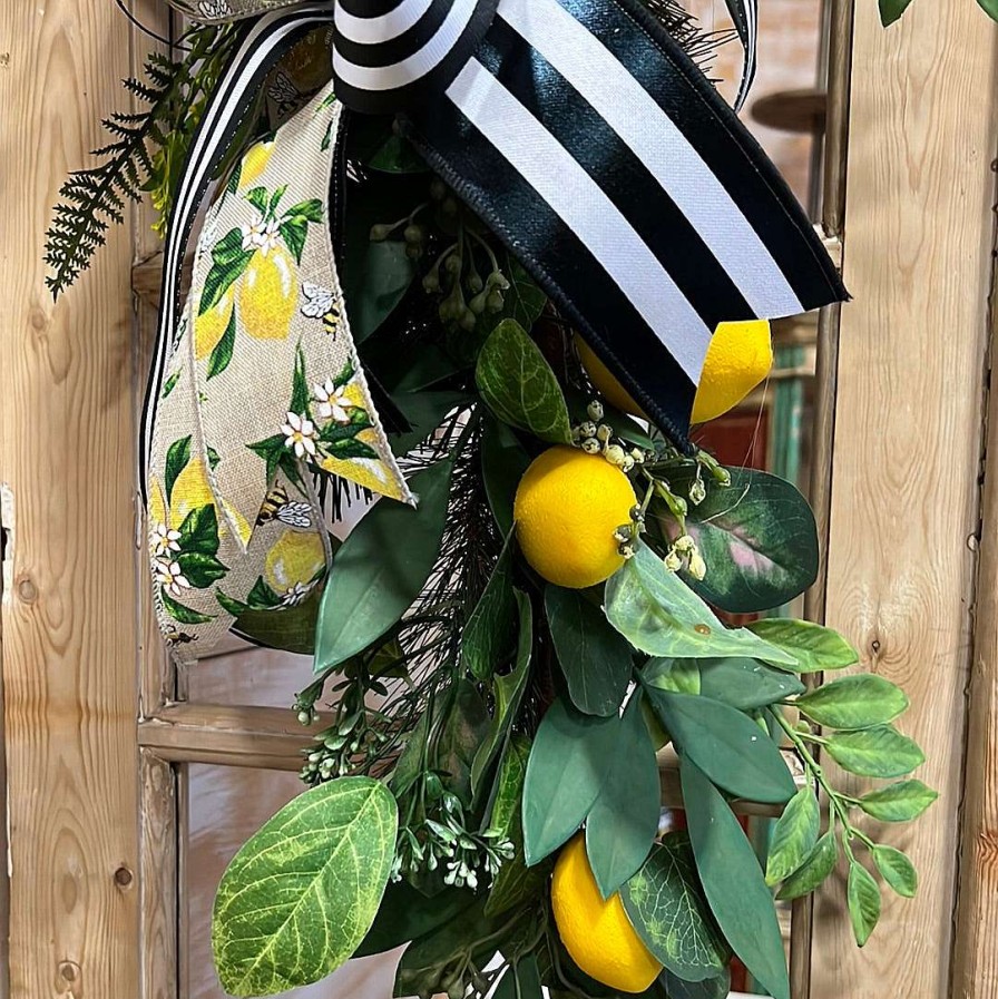 RAZ Floral | Lemon Spray, 27"