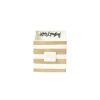 Happy Everything Kitchen & Dining | Neutral Stripe Medium Nesting Cube By Happy Everything!
