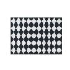 Evergreen Rugs & Mats | Diamond Black And White Layering Mat