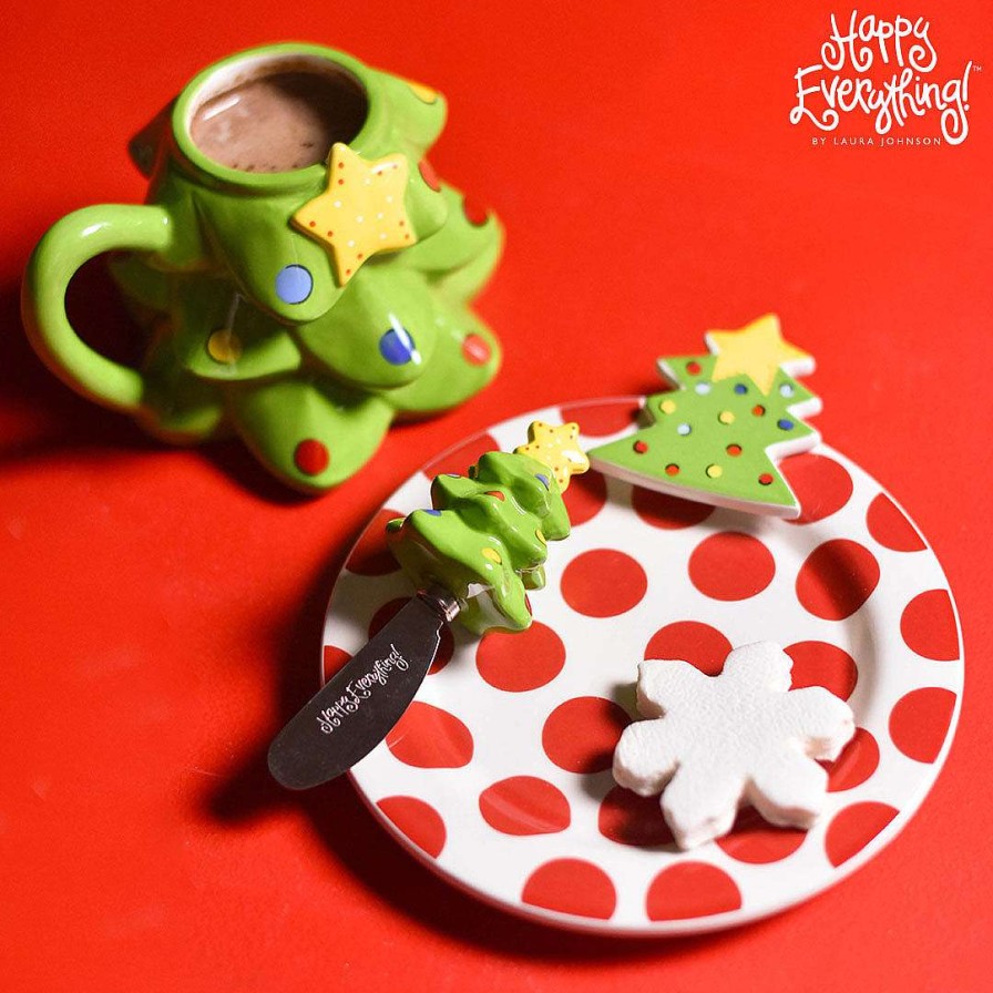 Coton Colors Kitchen & Dining | Tree Embellishment Plate